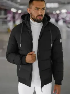 Kurtka zimowa męska czarna JS/31M5023/392Z^Ozonee New
