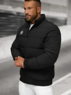 Kurtka zimowa męska czarna JS/31M5026/392^Ozonee Outlet