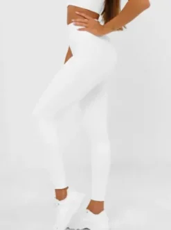 Legginsy damskie białe JS/17K585/1^Ozonee Outlet