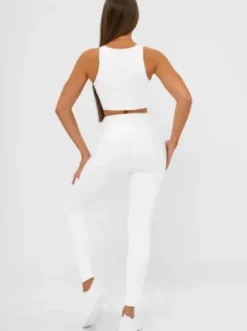 Legginsy damskie białe JS/17K585/1^Ozonee Outlet