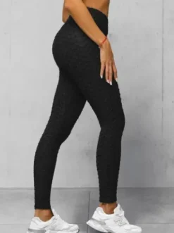 Legginsy damskie czarne JS/17K592/3^Ozonee New