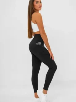 Legginsy damskie czarne JS/13K1807/3^Ozonee Hot