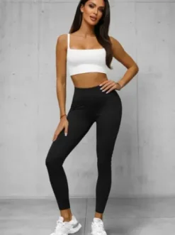 Legginsy damskie czarne JS/XY24002L^Ozonee Best