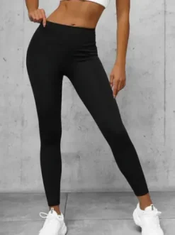 Legginsy damskie czarne O/K9-JZ^Ozonee Clearance