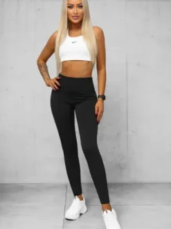 Legginsy damskie czarne O/K9-J^Ozonee Online