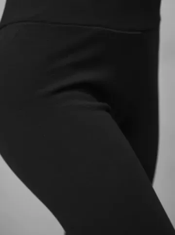 Legginsy damskie 3/4 czarne JS/1045/A1Z^Ozonee Best
