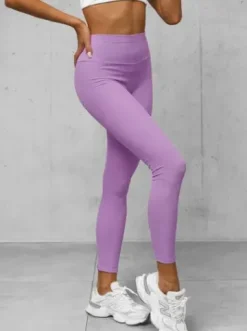 Legginsy damskie fioletowe O/ZCH2280^Ozonee Outlet