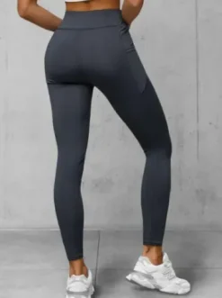 Legginsy damskie grafitowe JS/35K1606/5^Ozonee Discount