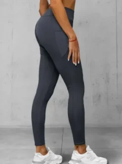 Legginsy damskie grafitowe JS/35K1606/5^Ozonee Discount