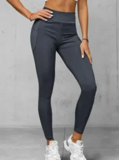 Legginsy damskie grafitowe JS/35K1606/5^Ozonee Discount