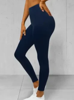 Legginsy damskie granatowe JS/1001Z^Ozonee Best