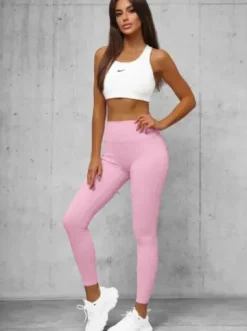 Legginsy damskie jasno-różowe O/K9-JZ^Ozonee Sale