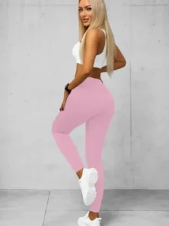 Legginsy damskie jasno-różowe O/K9-J^Ozonee Discount