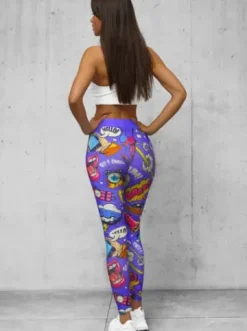 Legginsy damskie kolorowe O/20757Z^Ozonee Best