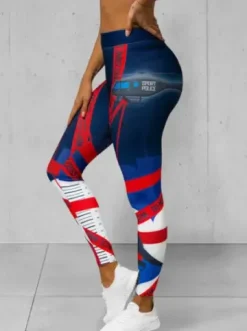 Legginsy damskie kolorowe O/20935^Ozonee Clearance