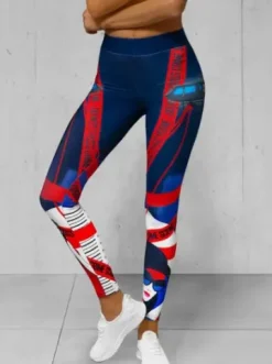 Legginsy damskie kolorowe O/20935^Ozonee Clearance