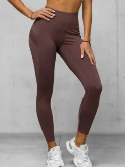 Legginsy damskie śliwkowe JS/XY24017L^Ozonee Online