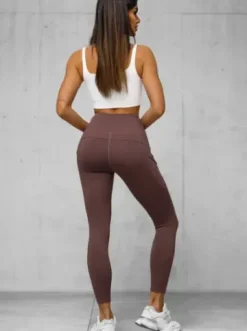 Legginsy damskie śliwkowe JS/XY24017L^Ozonee Online
