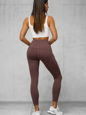 Legginsy damskie śliwkowe JS/XY24017L^Ozonee Online