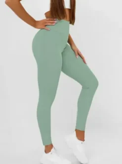 Legginsy damskie miętowe JS/17K585/127^Ozonee New