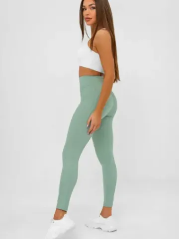 Legginsy damskie miętowe JS/17K585/127^Ozonee New