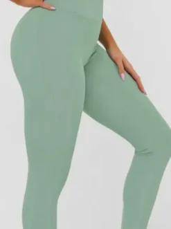 Legginsy damskie miętowe JS/17K585/127^Ozonee New
