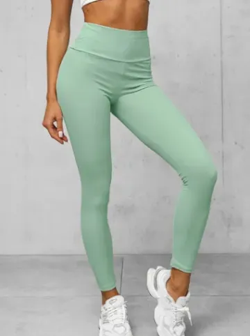 Legginsy damskie miętowe O/ZCH2280^Ozonee Online