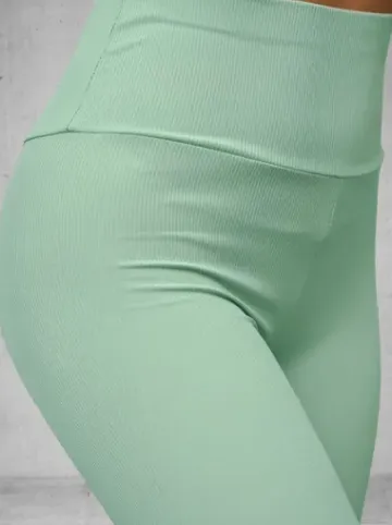 Legginsy damskie miętowe O/ZCH2280^Ozonee Online