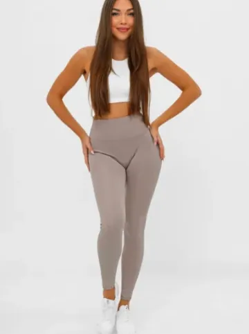 Legginsy damskie mokka JS/17K580/5^Ozonee Fashion