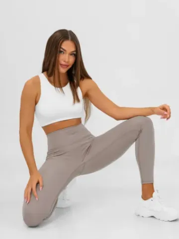 Legginsy damskie mokka JS/17K580/5^Ozonee Fashion
