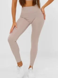 Legginsy damskie pudrowe JS/17K580/159^Ozonee Hot
