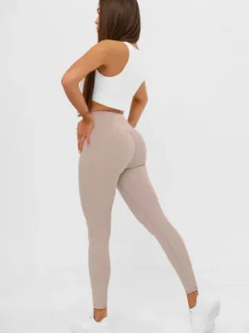 Legginsy damskie pudrowe JS/17K580/159^Ozonee Hot