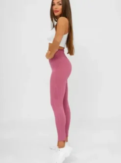 Legginsy damskie różowe JS/17K585/111^Ozonee Online