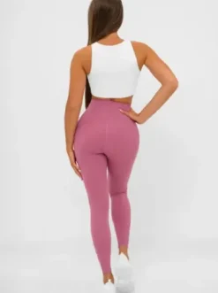 Legginsy damskie różowe JS/17K585/111^Ozonee Online