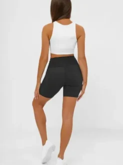Legginsy krótkie damskie kolarki czarne JS/XY24026S^Ozonee Discount
