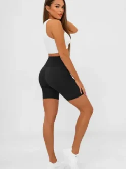 Legginsy krótkie damskie kolarki czarne JS/XY24026S^Ozonee Discount