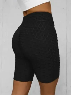 Legginsy krótkie damskie kolarki czarne JS/17K593/3^Ozonee Fashion
