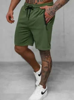 Spodenki dresowe męskie khaki JS/17K532/29^Ozonee Online