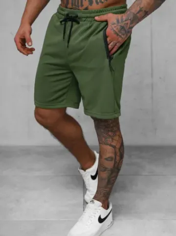 Spodenki dresowe męskie khaki JS/17K532/29^Ozonee Online