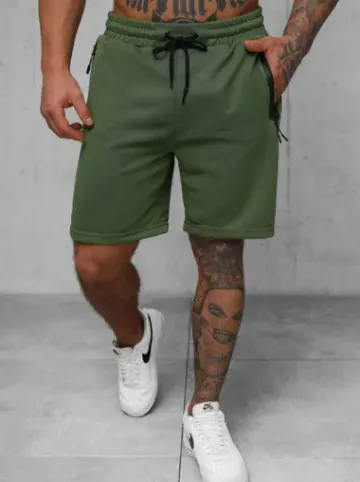 Spodenki dresowe męskie khaki JS/17K532/29^Ozonee Online
