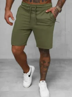 Spodenki dresowe męskie khaki JS/8K1551/29^Ozonee Best