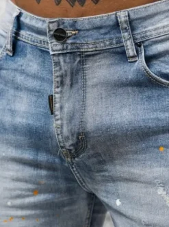 Spodenki męskie jeansowe jasno-niebieskie NB/MP0263BC^Ozonee Clearance