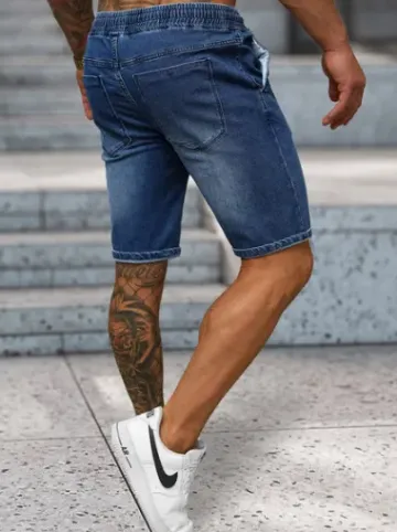 Spodenki męskie jeansowe niebieskie NB/MP0314B^Ozonee New
