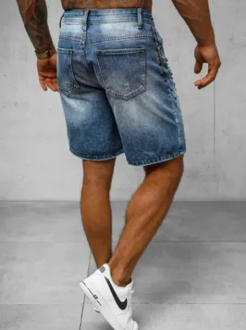Spodenki męskie jeansowe niebieskie O/VIP/2412^Ozonee Online