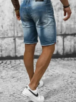 Spodenki męskie jeansowe niebieskie NB/MP0264BC^Ozonee Discount