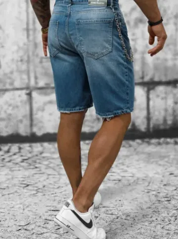 Spodenki męskie jeansowe niebieskie DP/172^Ozonee Online