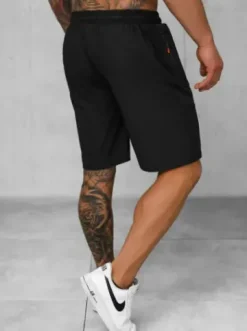 Spodenki sportowe męskie czarne JS/12K1802/3^Ozonee Fashion