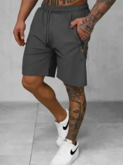 Spodenki sportowe męskie grafitowe JS/12K1802/5^Ozonee New