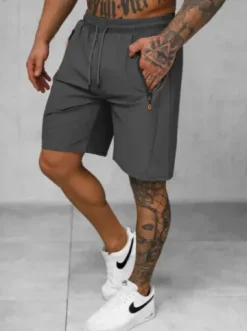 Spodenki sportowe męskie grafitowe JS/12K1803/5^Ozonee Outlet