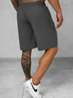 Spodenki sportowe męskie grafitowe JS/12K1803/5^Ozonee Outlet